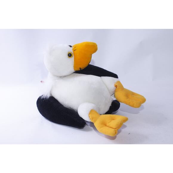Vintage, Liberty Toy, Buzzard, Vulture, Carnival Plush, Black and White - Picture 2 of 3